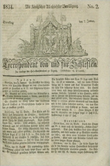 Correspondent von und fuer Schlesien. 1834, No. 2 (7 Januar) + dod.