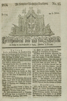 Correspondent von und fuer Schlesien. 1834, No. 15 (21 Februar)