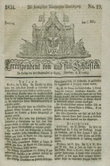Correspondent von und fuer Schlesien. 1834, No. 19 (7 März)