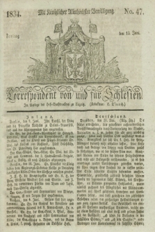 Correspondent von und fuer Schlesien. 1834, No. 47 (13 Juni)