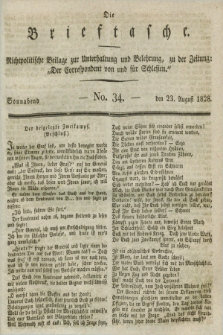 Die Brieftasche : Nichtpolitische Beilage zur Unterhaltung und Belehrung, zu der Zeitung: „Der Correspondent von und fuer Schlesien”. 1828, No. 34 (23 August)