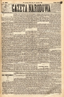 Gazeta Narodowa. 1882, nr 267