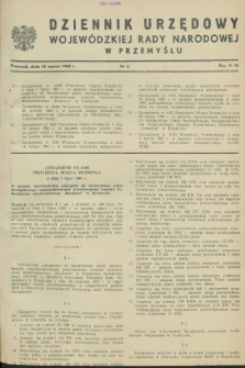 Dziennik Urzędowy Wojewódzkiej Rady Narodowej w Przemyślu. 1983, nr 2 (15 marca)