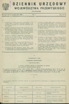 Dziennik Urzędowy Województwa Przemyskiego. 1984, nr 4 (31 października)