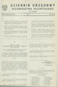 Dziennik Urzędowy Województwa Przemyskiego. 1985, nr 6 (5 lipca)