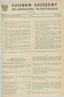 Dziennik Urzędowy Województwa Przemyskiego. 1985, nr 11 (12 października)