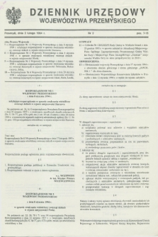 Dziennik Urzędowy Województwa Przemyskiego. 1994, nr 2 (2 lutego)