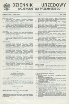 Dziennik Urzędowy Województwa Przemyskiego. 1994, nr 9 (31 maja)