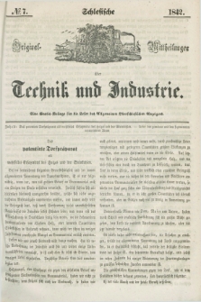 Schlesische Original - Mittheilungen über Technik und Industrie. 1842, № 7 ([14 December])