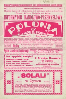 Informator Handlowo-Przemysłowy Polonia. R.1, nr 7 (1 kwietnia 1928)