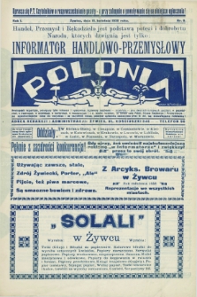 Informator Handlowo-Przemysłowy Polonia. R.1, nr 8 (15 kwietnia 1928)