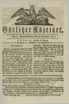 Görlitzer Anzeiger. 1825, No. 3 (20 Januar) + dod.