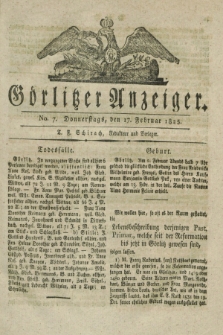 Görlitzer Anzeiger. 1825, No. 7 (17 Februar)