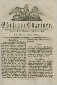 Görlitzer Anzeiger. 1825, No. 30 (28 July) + dod.