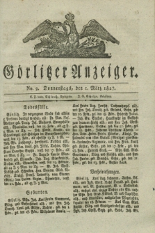 Görlitzer Anzeiger. 1827, No. 9 (1 März) + dod.