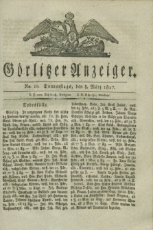 Görlitzer Anzeiger. 1827, No. 10 (8 März) + dod.
