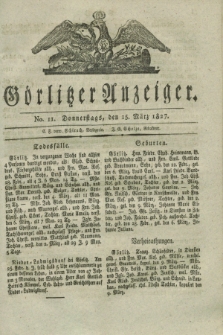 Görlitzer Anzeiger. 1827, No. 11 (15 März) + dod.