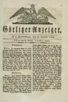 Görlitzer Anzeiger. 1829, № 3 (15 Januar)