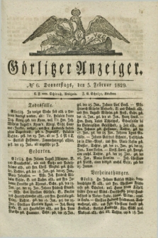 Görlitzer Anzeiger. 1829, № 6 (5 Februar) + dod.