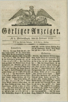 Görlitzer Anzeiger. 1829, № 8 (19 Februar) + dod.