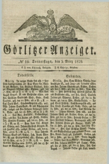 Görlitzer Anzeiger. 1829, № 10 (5 März) + dod.
