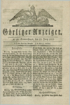 Görlitzer Anzeiger. 1829, № 26 (25 Juny) + dod.