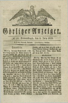 Görlitzer Anzeiger. 1829, № 28 (9 July) + dod.