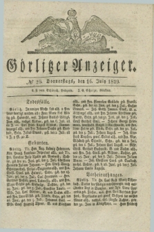 Görlitzer Anzeiger. 1829, № 29 (16 July) + dod.