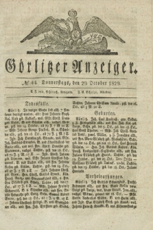 Görlitzer Anzeiger. 1829, № 44 (29 October) + dod.