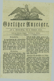 Görlitzer Anzeiger. 1831, № 2 (6 Januar) + dod.
