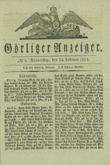 Görlitzer Anzeiger. 1831, № 9 (24 Februar)