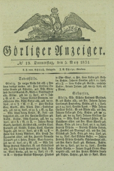 Görlitzer Anzeiger. 1831, № 19 (5 May)