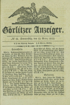 Görlitzer Anzeiger. 1832, № 11 (15 März)
