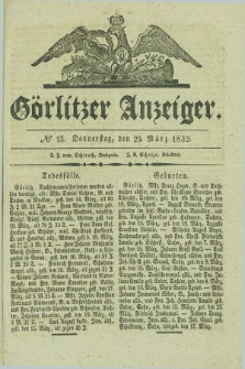 Görlitzer Anzeiger. 1832, № 13 (29 März) + dod.