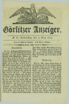 Görlitzer Anzeiger. 1832, № 18 (3 May) + dod.
