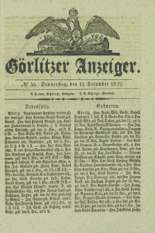 Görlitzer Anzeiger. 1832, № 50 (13 December)