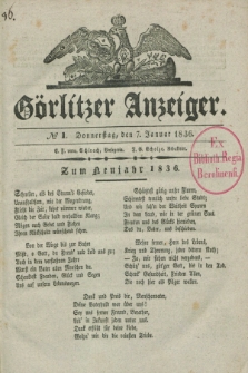 Görlitzer Anzeiger. 1836, № 1 (7 Januar)