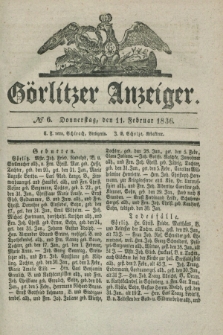 Görlitzer Anzeiger. 1836, № 6 (11 Februar)