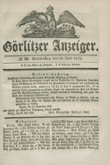 Görlitzer Anzeiger. 1836, № 30 (28 Juli)
