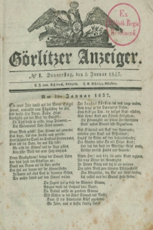 Görlitzer Anzeiger. 1837, № 1 (5 Januar)