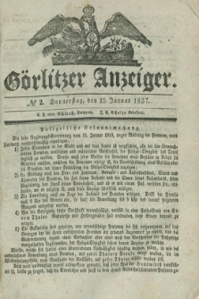 Görlitzer Anzeiger. 1837, № 2 (12 Januar)