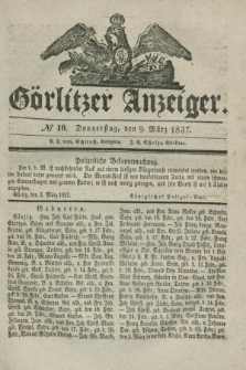 Görlitzer Anzeiger. 1837, № 10 (9 März)