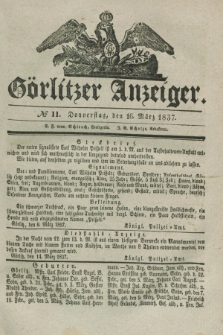 Görlitzer Anzeiger. 1837, № 11 (16 März)