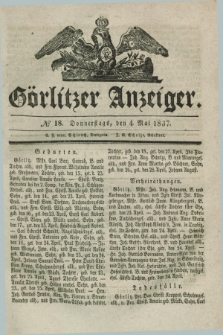 Görlitzer Anzeiger. 1837, № 18 (4 Mai) + dod.