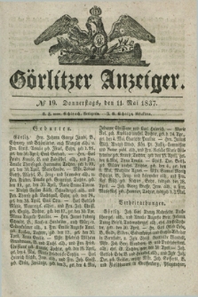 Görlitzer Anzeiger. 1837, № 19 (11 Mai) + dod.