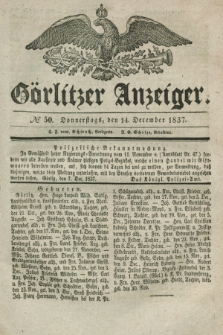 Görlitzer Anzeiger. 1837, № 50 (14 December)