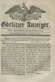 Görlitzer Anzeiger. 1838, № 8 (22 Februar)