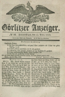 Görlitzer Anzeiger. 1838, № 11 (15 März)