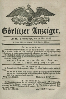Görlitzer Anzeiger. 1838, № 19 (10 Mai)