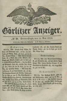 Görlitzer Anzeiger. 1838, № 21 (24 Mai)